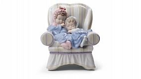 Фигурка Lladro Мои маленькие сокровища 14х15 см, фарфор