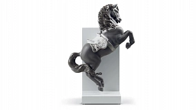 Фигурка Lladro Курбет Ре-Деко 22х33 см, фарфор