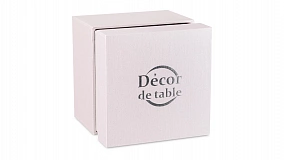 Подсвечник Decor de Table Pate de Verre Cristal Ирисы 8 см, хрустальное тесто, фиолетовый, п/к