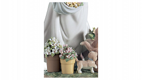 Фигурка Lladro Суета в саду 12х22 см