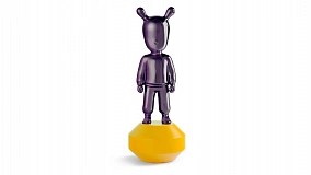 Фигурка Lladro Гость пурпурный на желтом 11х30 см, фарфор