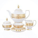 Чайный сервиз на 6 персон Natalia creme gold