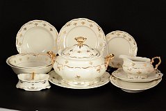 Столовый сервиз на 6 персон Мария Луиза Ivory