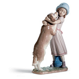 Фигурка Lladro Теплое приветствие 18х26 см, фарфор